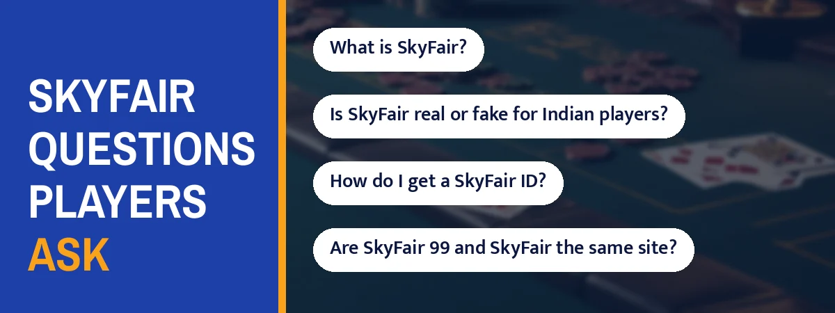 SkyFair questions players ask strip with questions such as What is SkyFair?